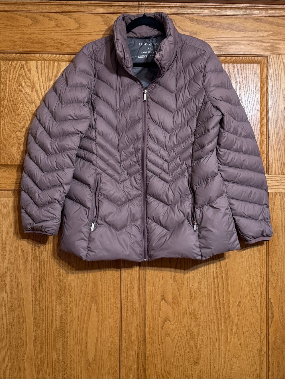 London Fog Lightweight Packable Down Puffer Jacket Women’s XL